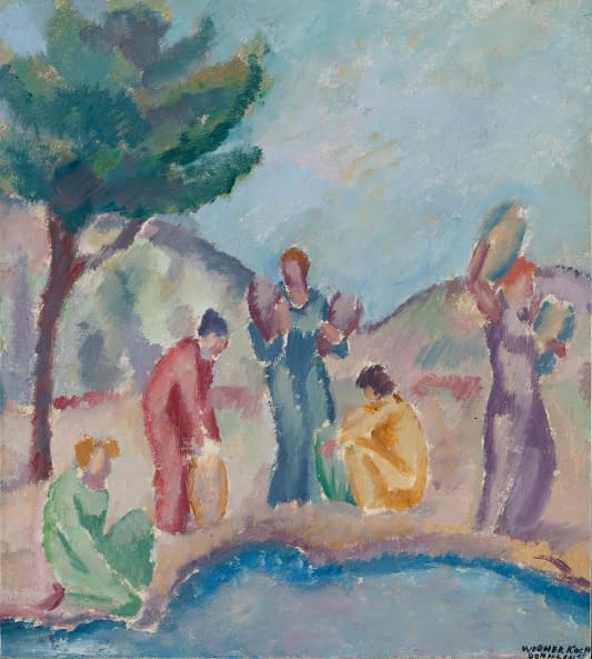 Image 1 of the artwork "Frauen an der Quelle" by Werner Koch on art24