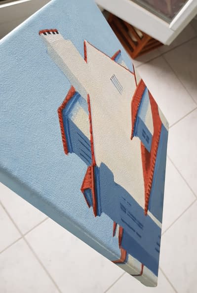 Foto 1 des Kunstwerks "Red Rooftops of Lissabon" von Daria Startseva auf art24