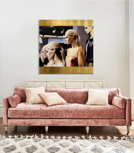 Image 1 of the artwork "VENICE GIRLS GOLD R" by HUGO KOEHLER on art24