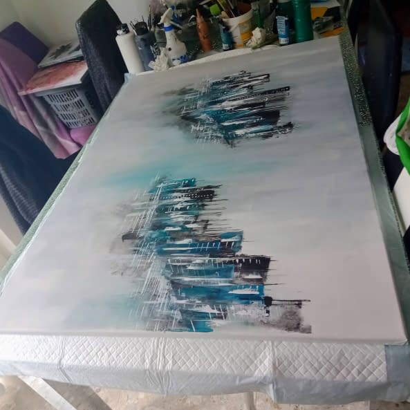 Photo 1 de l'œuvre "Schwebende Stadt" par D.Rei sur art24