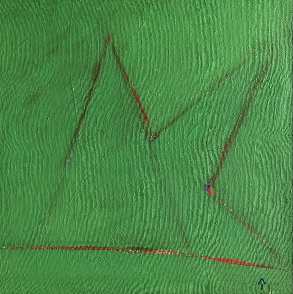 Image 1 of the artwork "Zöld Angyal/Grüner Engel" by János Aknay on art24