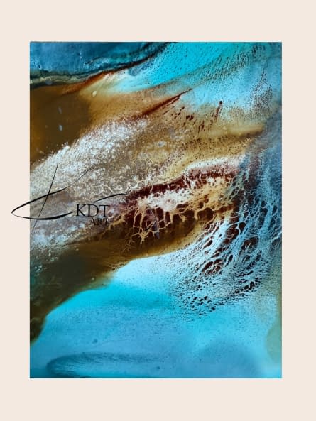 Foto 1 des Kunstwerks "Awakening" von KDT art Beyond canvas - art that speaks to you auf art24
