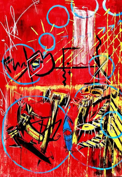 Image 1 of the artwork "Vergangenheit & Zukunft, Kriege & die Mächte der Matrix" by @SpaceSpider on art24