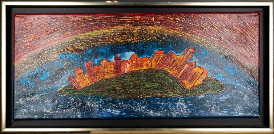 Foto 1 des Kunstwerks "Die magische Insel 9" von Minò auf art24