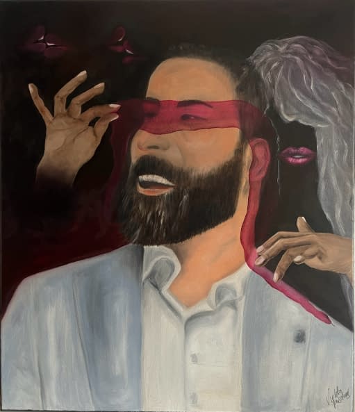 Image 1 of the artwork "Lilac Twilight" by Violeta Muschong on art24
