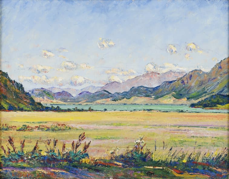 Foto 1 des Kunstwerks "Sommerliche Seeuferpartie" von Louis Ulrich Dürr auf art24