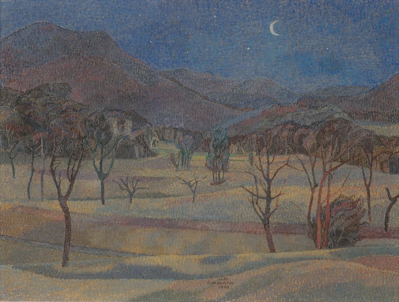 Image 1 of the artwork "Mondnacht" by Arnold Ammann on art24