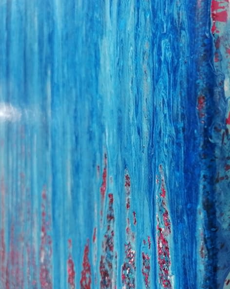 Image 1 of the artwork "blauer schleier" by frohekunst on art24
