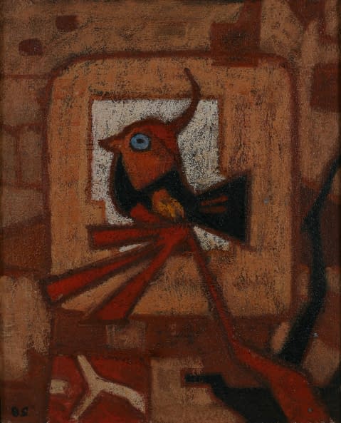 Image 1 of the artwork "Ptáček (dt. Vogel)" by Božena Sedliská on art24
