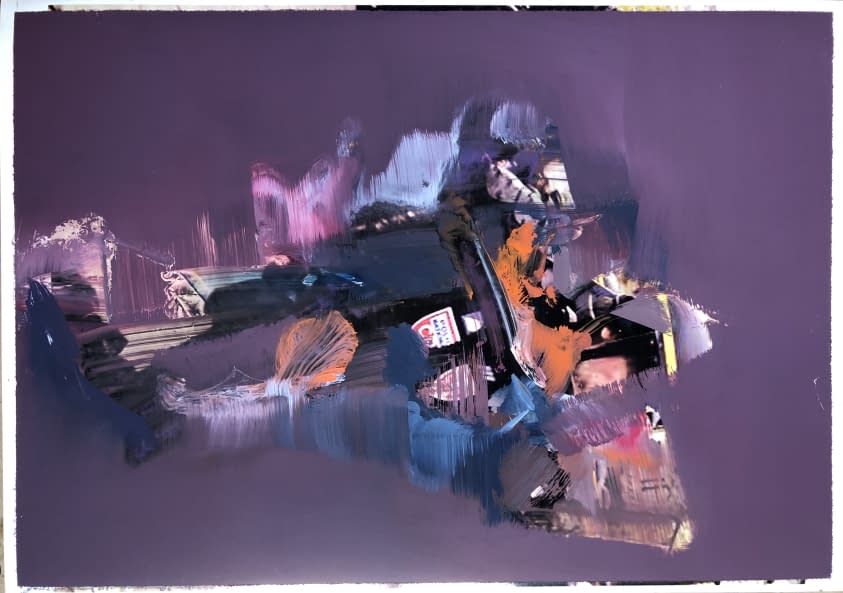 Foto 1 des Kunstwerks "Sunrise Plastic Islands 2023" von Paul Jelinek auf art24