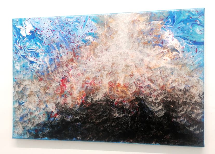 Foto 1 des Kunstwerks "kampf der himmlichen mächte" von frohekunst auf art24