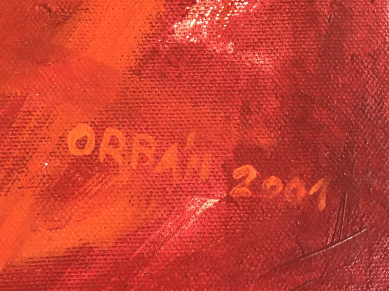 Foto 1 des Kunstwerks "Várakozók/Wartende" von Attila Orbán auf art24