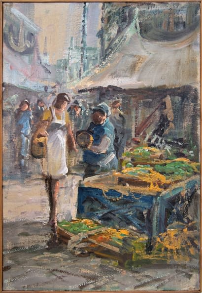 Photo 1 de l'œuvre "Markt" par Artist Wanted sur art24