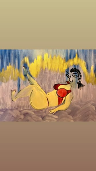 Image 1 of the artwork "Badegast" by Doks on art24