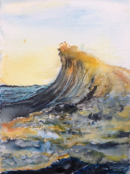 Foto 1 des Kunstwerks "la vague" von Leah Sophie auf art24