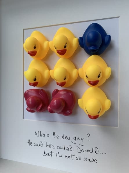 Foto 1 des Kunstwerks "Who's the new guy? He said he's called Donald .. but I'm not so sure" von T P Hardisty auf art24