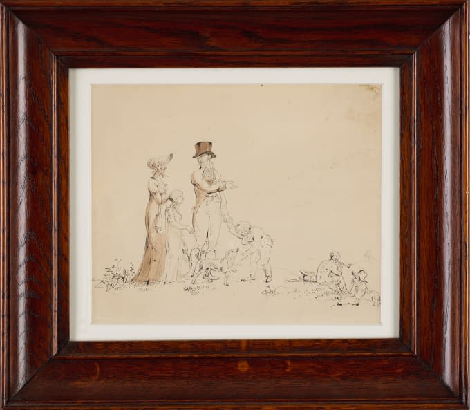 Foto 1 des Kunstwerks "Dimanche l'après midi" von Wolfgang-Adam Töpffer auf art24