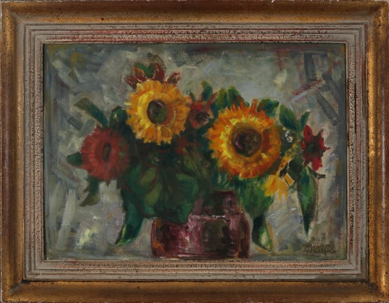 Photo 1 de l'œuvre "Sonnenblumenstrauss" par Artist Wanted sur art24