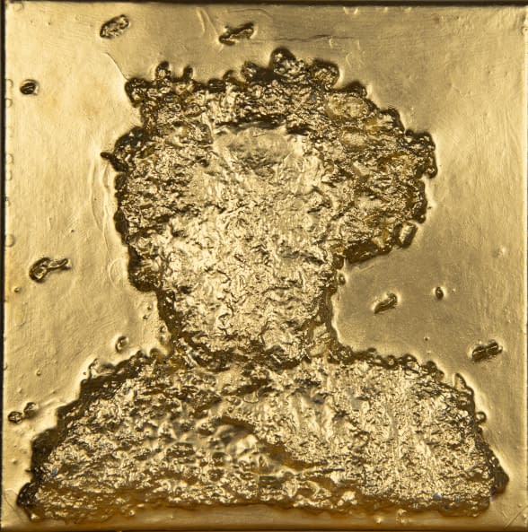 Image 1 of the artwork "Head - golden Spirit" by Eugen Meier Mathévie on art24