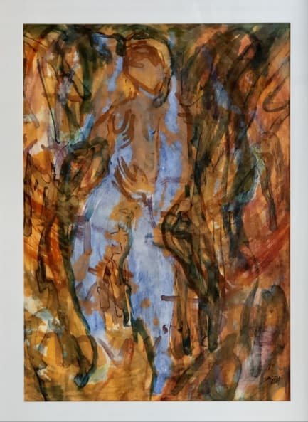 Image 1 of the artwork "Kék Angyal/Blauer Engel" by Éva Skoda on art24