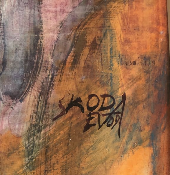 Image 1 of the artwork "Kék Angyal/Blauer Engel" by Éva Skoda on art24