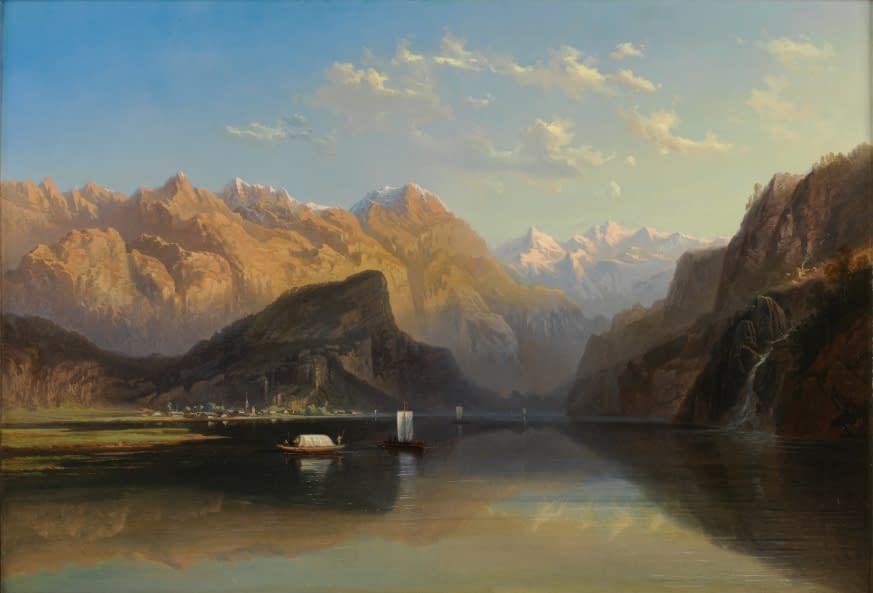 Photo 1 de l'œuvre "Der Brienzersee" par Pieter Francis Peters sur art24