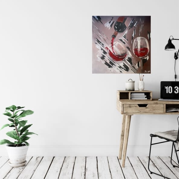 Image 1 of the artwork "Vin rouge 3" by D.Rei on art24