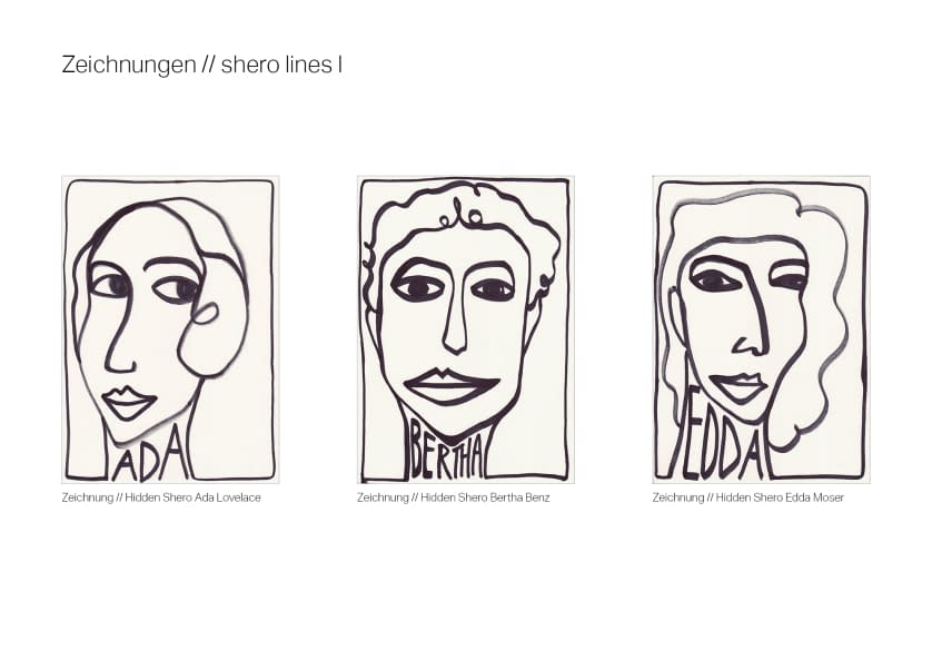 Image 1 of the artwork "HIDDEN SHEROES" by Ellinor Amini on art24