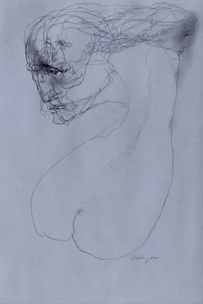 Image 1 of the artwork "Akt rajz VI/ Akt Zeichnung VI" by Ruttkay Sándor on art24