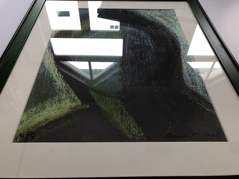 Image 1 of the artwork "Kék-Zöld Angyal (P) EA 1/1 / Blau-grüner Engel (P) EA 1/1" by János Aknay on art24