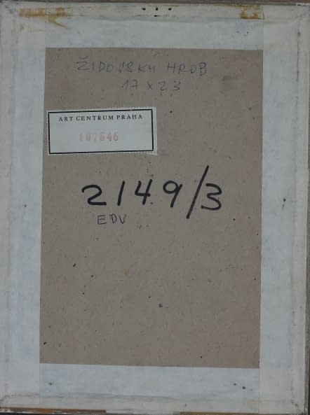 Foto 1 des Kunstwerks "Židovský hrob" von Mikuláš Lubomírský auf art24