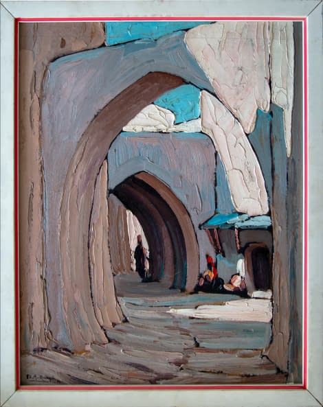 Foto 1 des Kunstwerks "Dmeir - Piste de Palmyre Syrie (dt. Dmeir/ Ad-Dumair - Weg nach Palmyre Syrien)" von Ch. A. Mangin auf art24