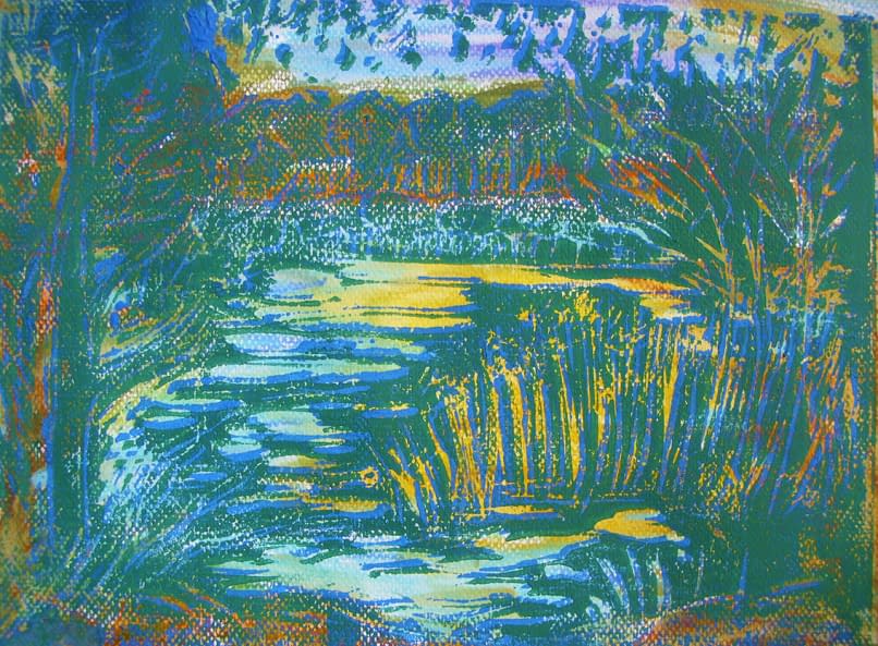 Photo 1 de l'œuvre "Am Mechower See" par Ebba Sakel sur art24
