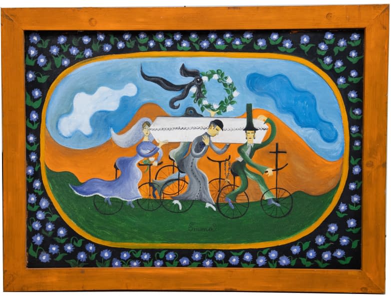 Image 1 of the artwork "Begräbnis" by Emma Srncova on art24