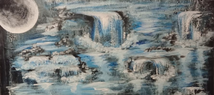 Foto 1 des Kunstwerks "Dir gefallen Wasserfälle?" von D.Rei auf art24