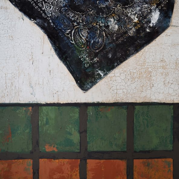 Image 1 of the artwork "Küchenfliesen Grün Orange" by Dominik Schlumpf on art24
