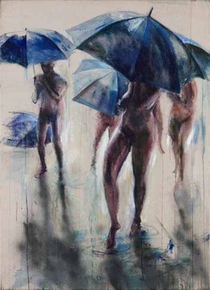 Foto 1 des Kunstwerks "Rain (white)" von Sam Drukker auf art24