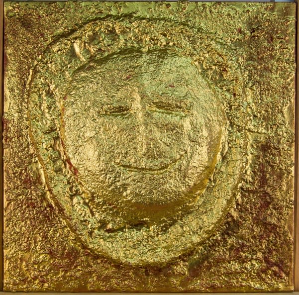 Image 1 of the artwork "Head - golden Spirit" by Eugen Meier Mathévie on art24