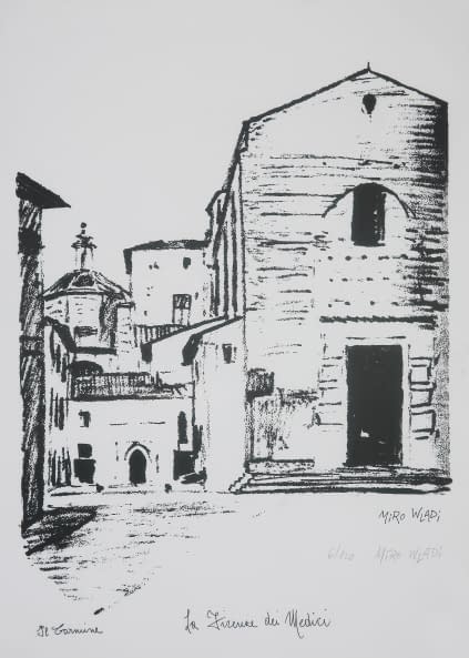 Photo 1 de l'œuvre "«Il Carmine» aus der Serie: «La Firenze dei Medici» (6/120)" par Miro Wladi sur art24