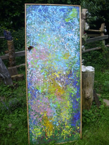 Photo 1 de l'œuvre "Abstrakte Landschaft" par Ebba Sakel sur art24