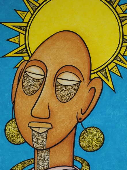 Foto 1 des Kunstwerks "Gesicht 7" von Paul Pablo Göttert auf art24