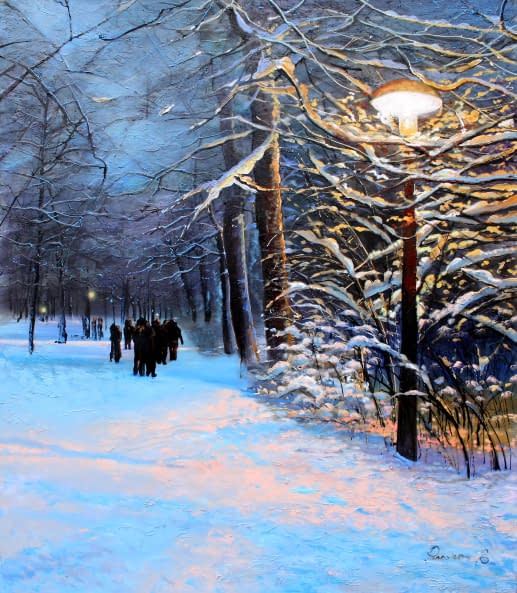 Photo 1 de l'œuvre "Winter Park in Leipzig" par Eduard Panosian Elia sur art24