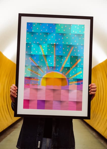 Image 1 of the artwork "Sonnenaufgang Mosaik" by Nomi Morina on art24