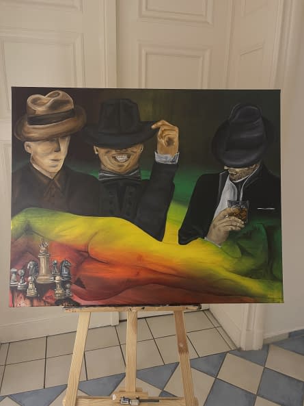 Image 1 of the artwork "Gentlemen from Amsterdam" by Violeta Muschong on art24