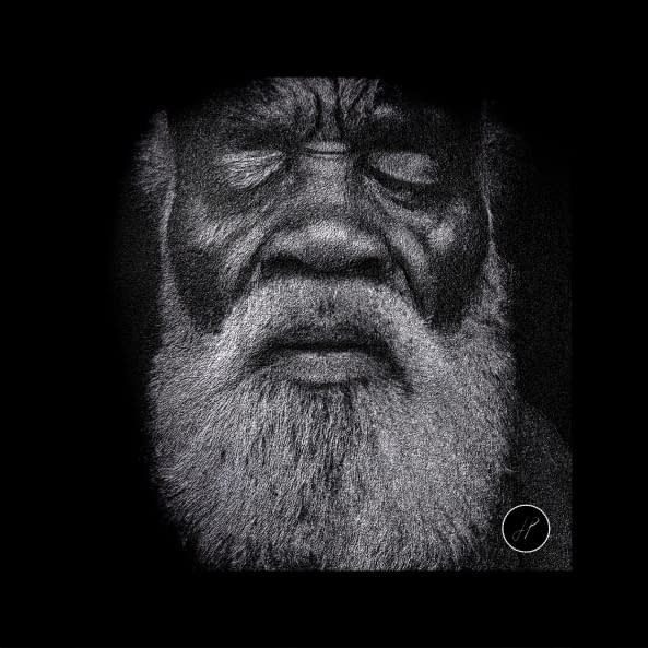 Image 1 of the artwork "Man closed eyes" by JP on art24