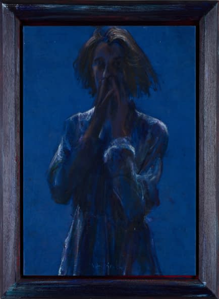 Foto 1 des Kunstwerks "Woman in blue dress" von Sam Drukker auf art24