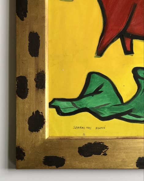 Image 1 of the artwork "Verliebtes Schwein/ Szerelmes Disznó (Zella- Mehlis)" by István efZámbó on art24