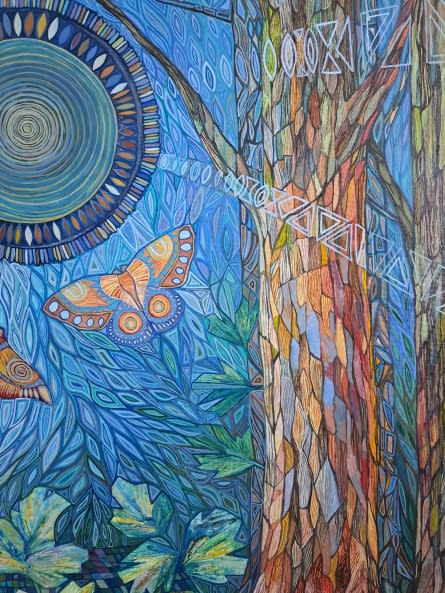 Image 1 of the artwork ""Zwei Schmetterlinge"" by Katarzyna Knap KNAP_ART on art24