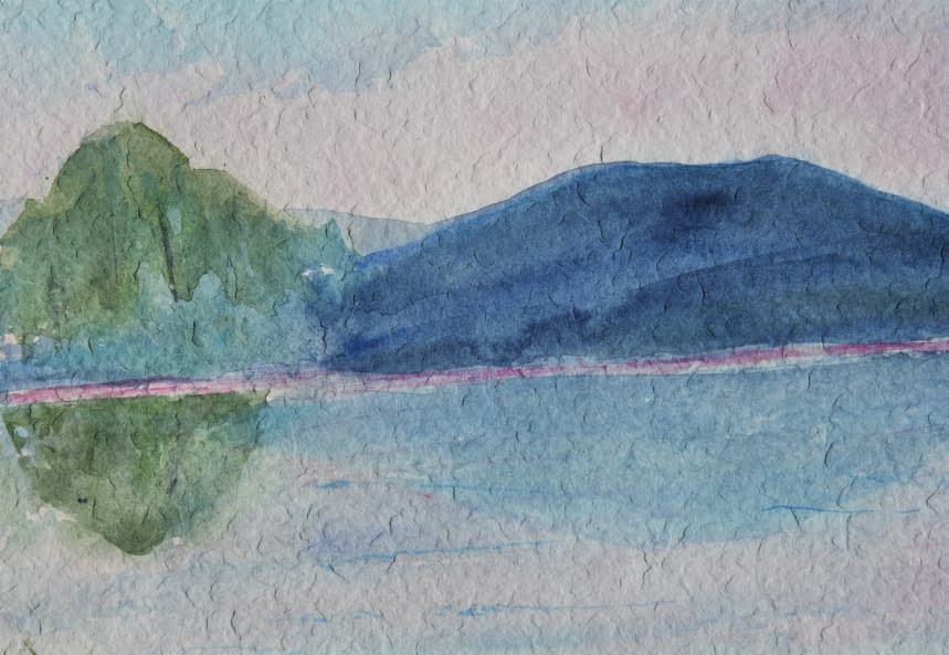 Foto 1 des Kunstwerks "Inseli in Sursee" von Angela Roos-Maguire auf art24