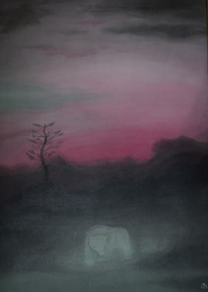 Image 1 of the artwork "Eisbär" by Christopher Baumann on art24